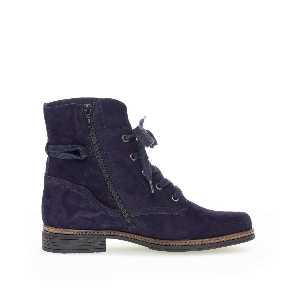 Gabor fashion Schnürstiefelette blau