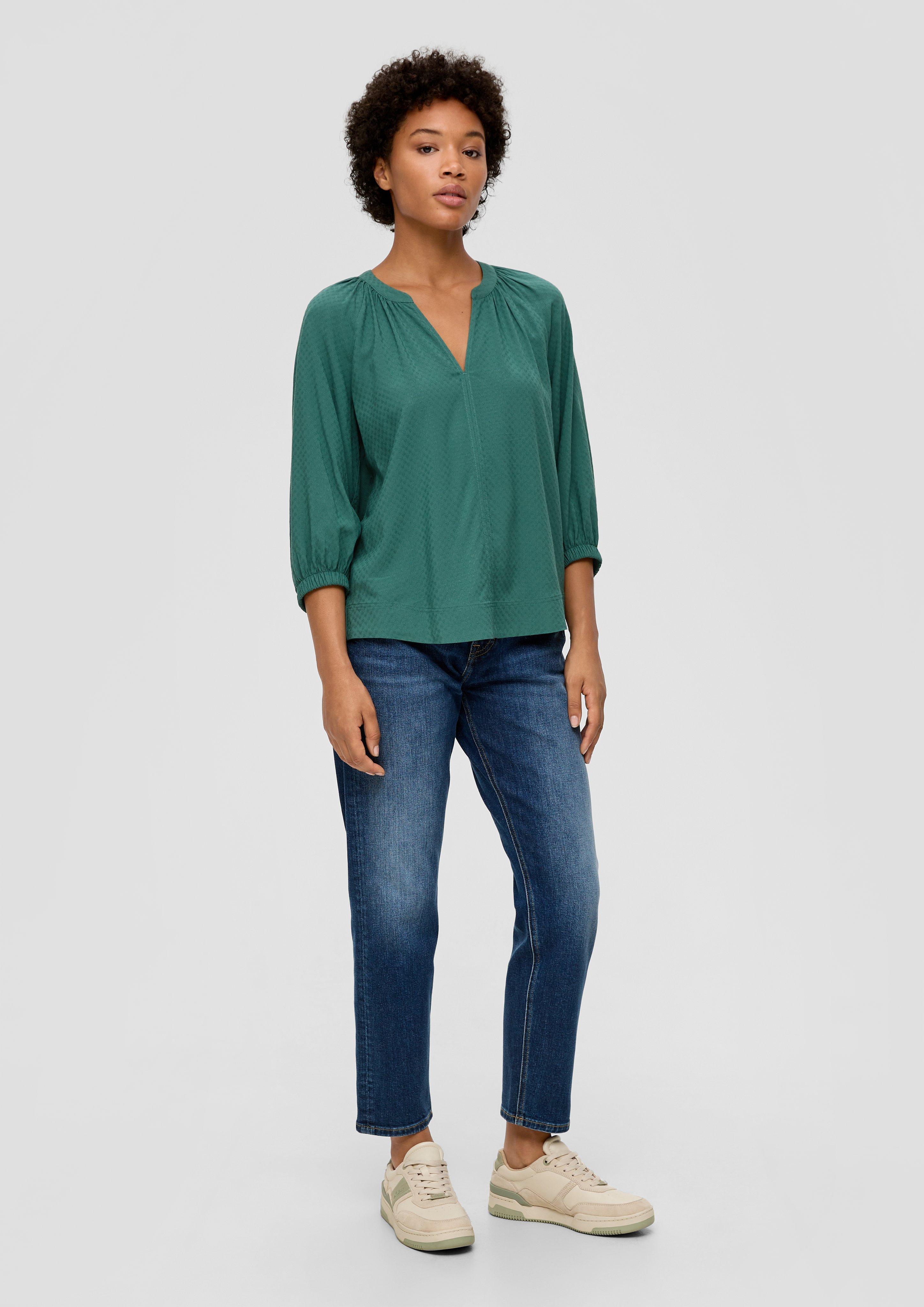 Bluse aus Viskose-Jacquard  2135648-6733