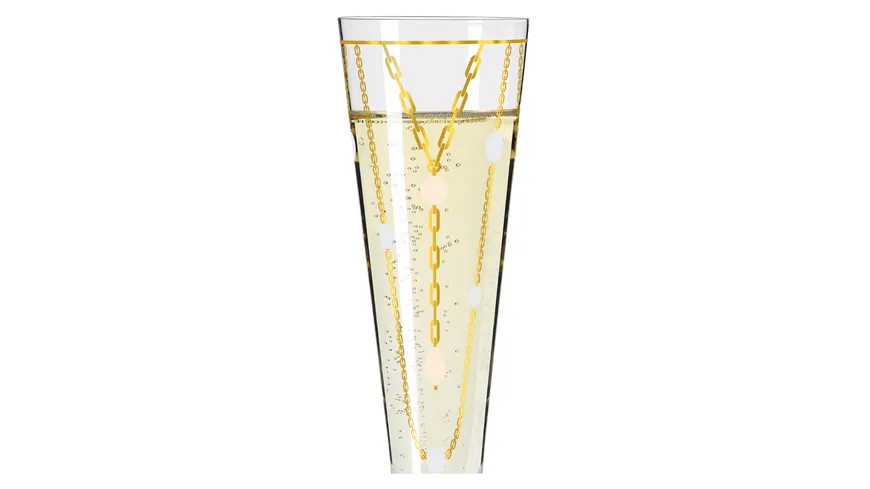 RITZENHOFF Champagnerglas Goldnacht  #39 von Nathalie Jean F24 Gold, Weiß, Rosa