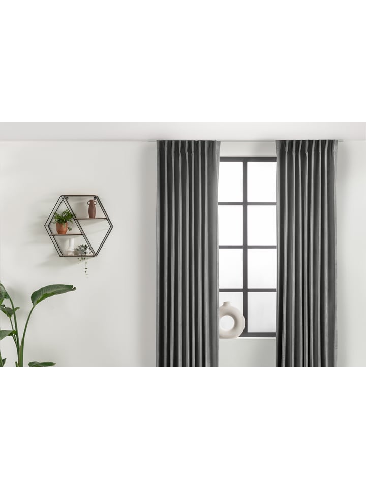 Lifa Living Vorhang in Grau günstig kaufen 150x250 cm