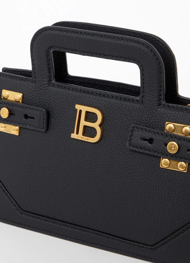 Balmain B-Buzz Mala torbica od teleće kože