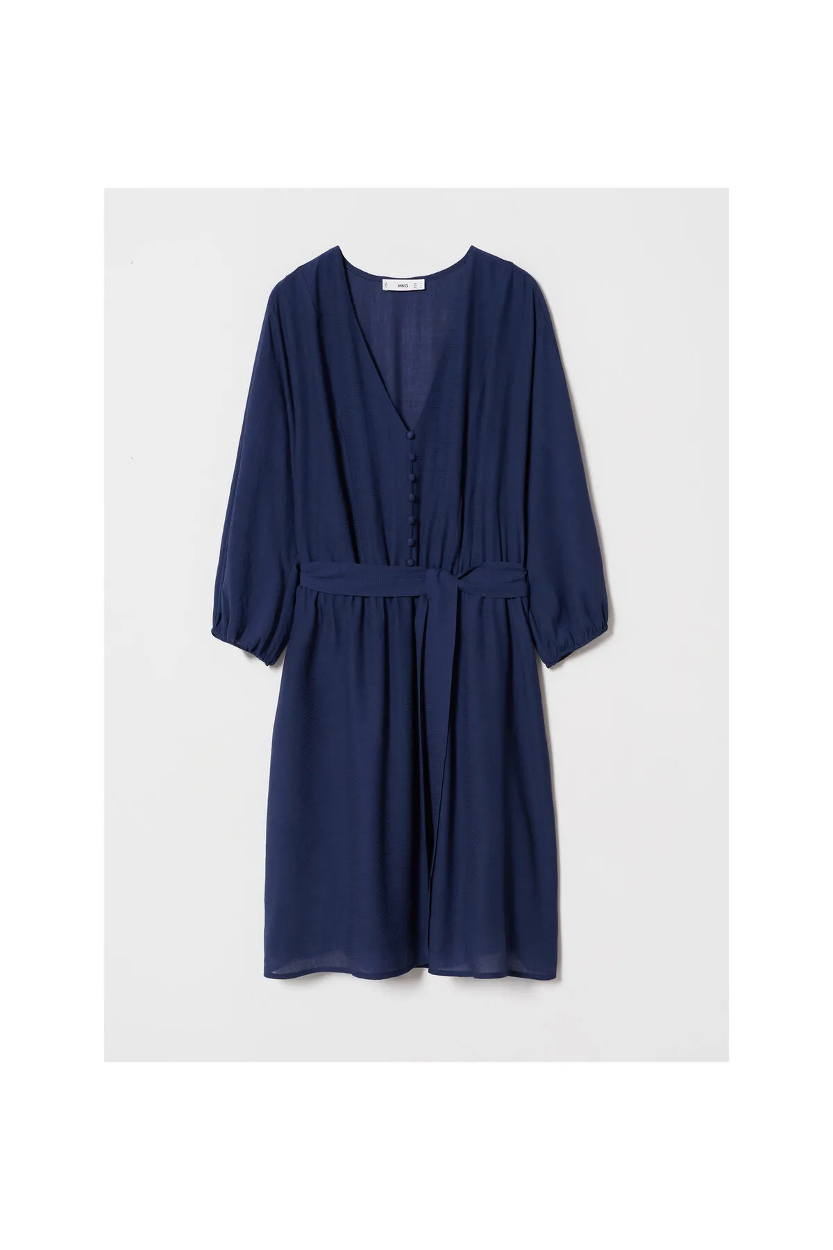 MANGO  Blaues Damenkleid 37053838
