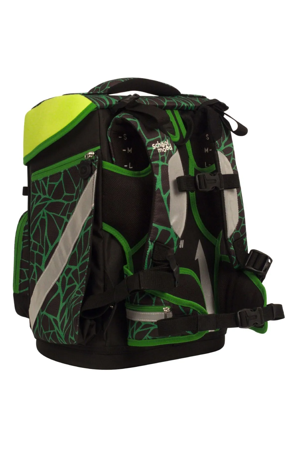 School Mood  Schulrucksack - Grün - Unifarben