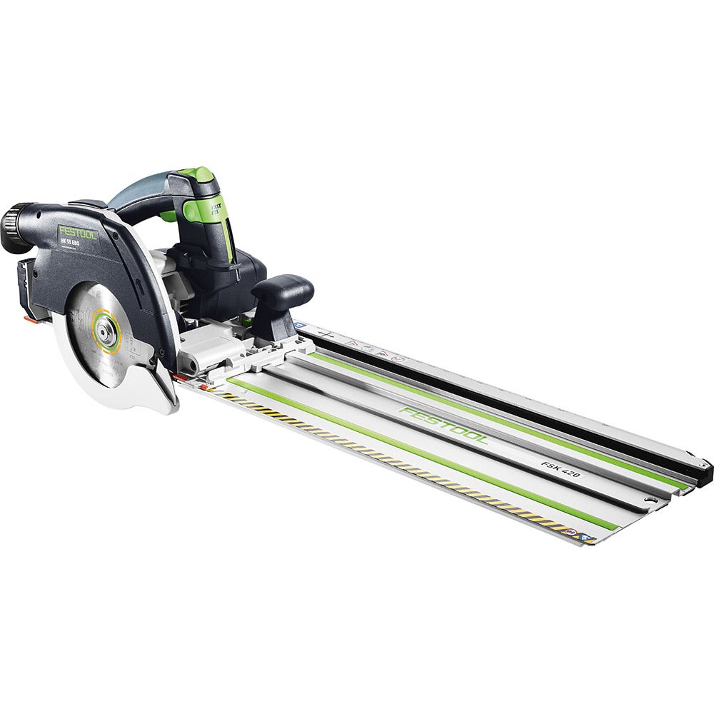 Serra circular FESTOOL HK 55 de 160 mm em Systainer com trilho transversal de 420 mm 576132