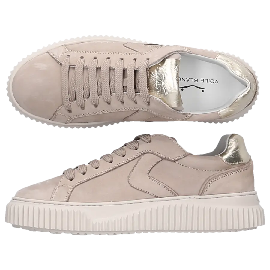 VOILE BLANCHE - Sneaker low LIPARI Nubukleder - pink