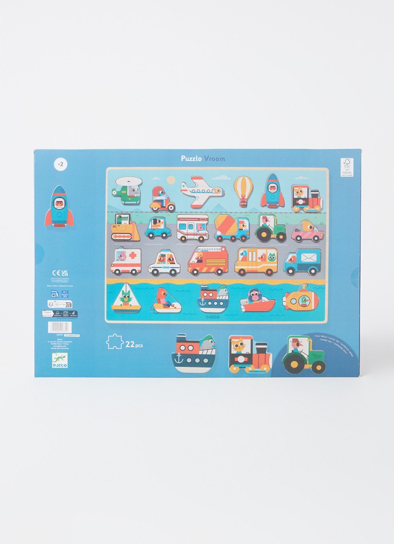 Puzzle Djeco Vroom, 22 de piese