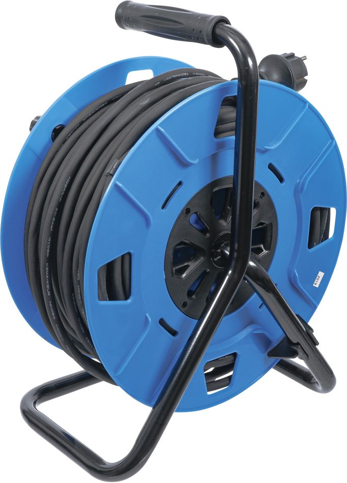 Rolă de cablu BGS 3378 50 m 3 x 1,5 mm² 4 prize cu capac de protecție IP 44 3500 W