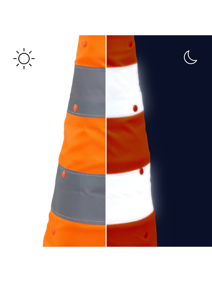 relaxdays 2 x Pylonen in Orange - (B)29 x (H)70 x (T)29 cm günstig kaufen onesize