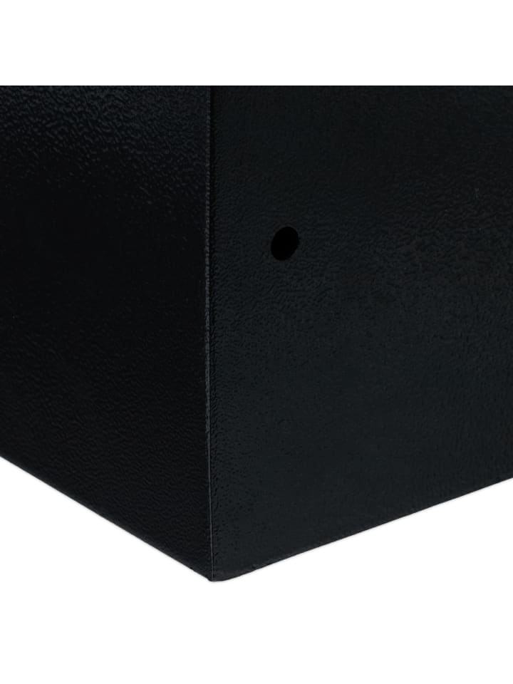 relaxdays Wandtresor in Schwarz - (B)23 x (H)17 x (T)17 cm günstig kaufen onesize