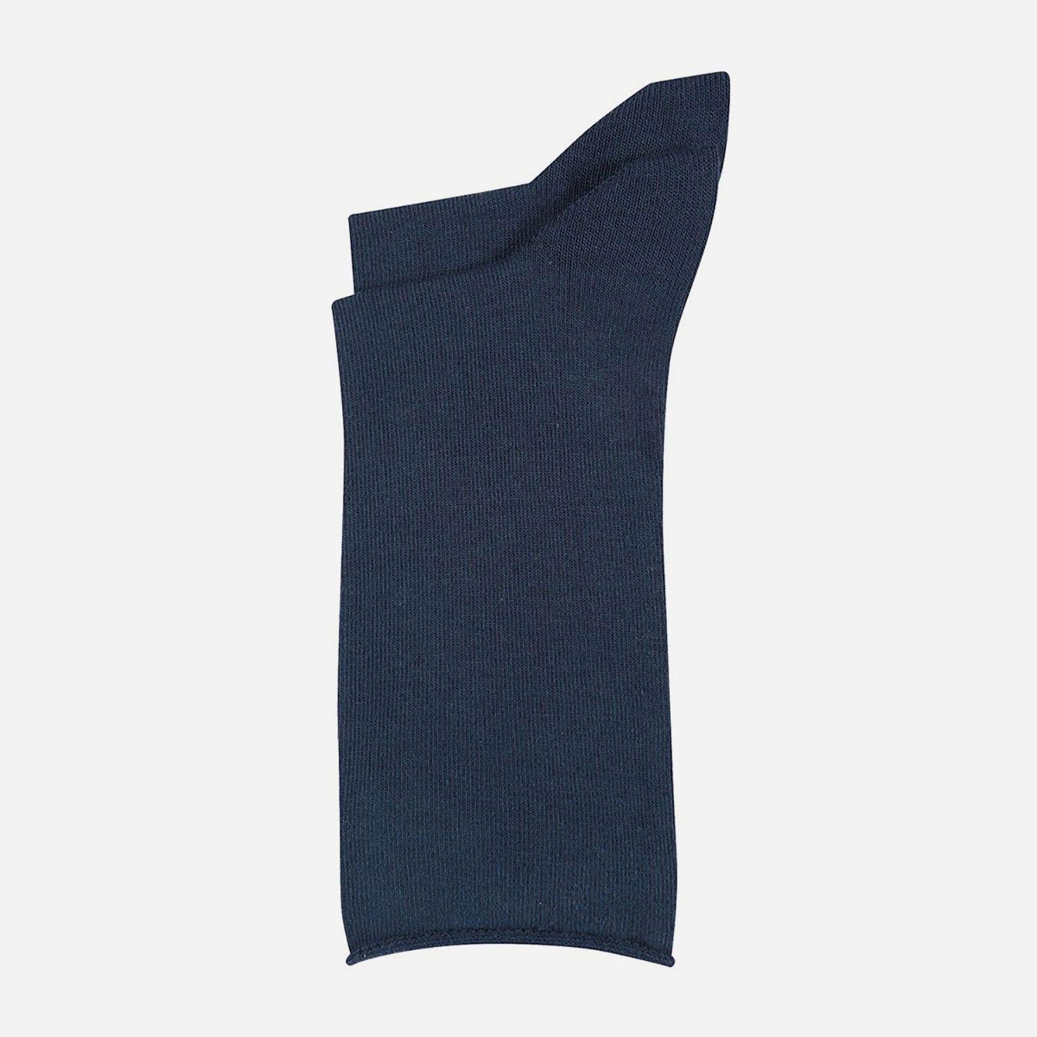 Chaussettes BLEU FORET bleu marine Caresse pointure 37-41