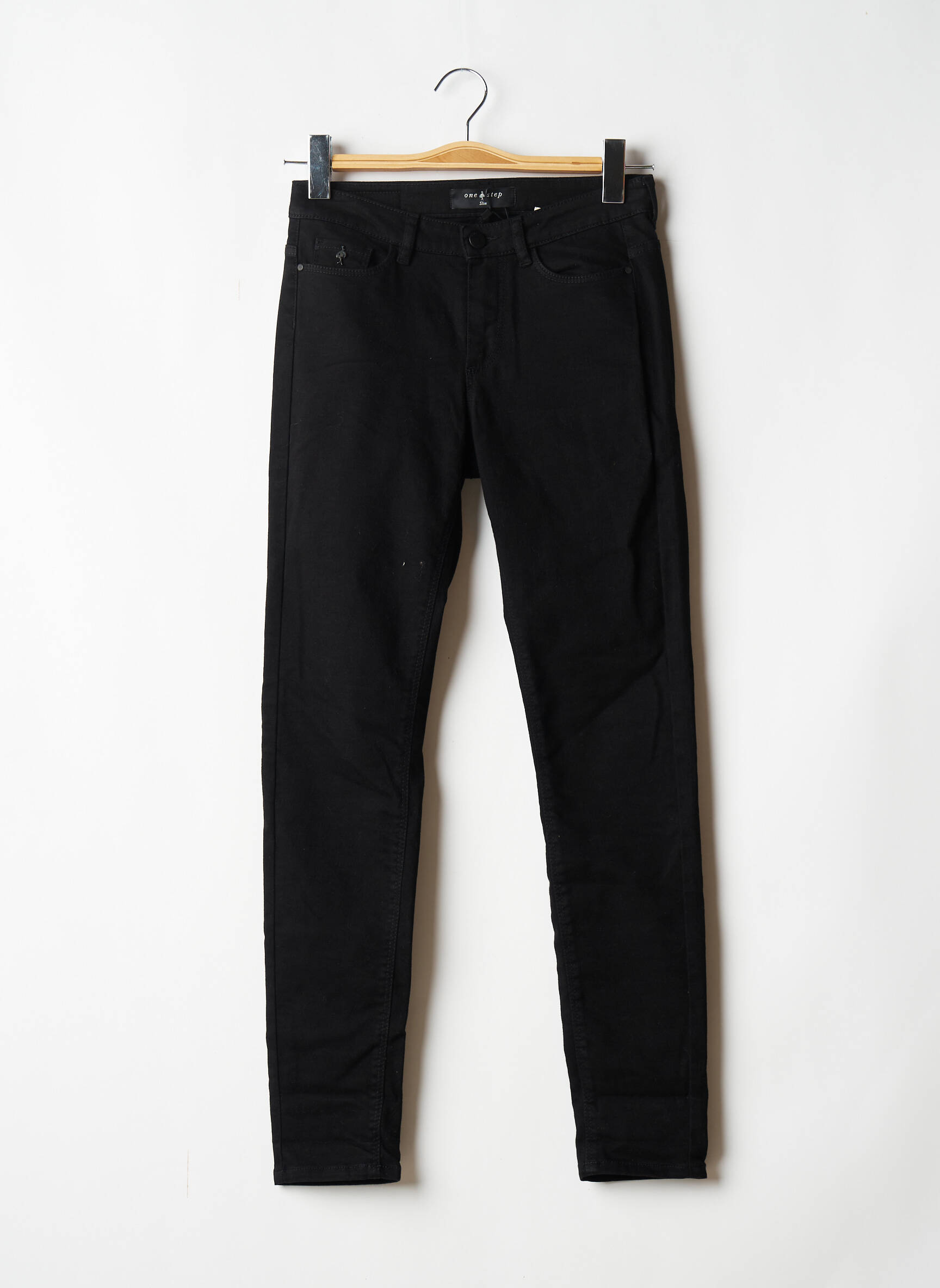 One Step Jeans Coupe Slim Femme couleur noir