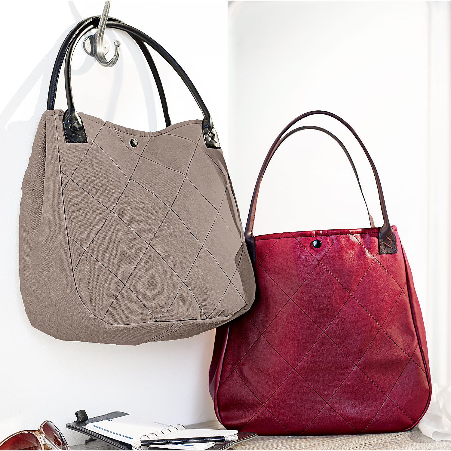 Baumwoll-Canvas, taupe