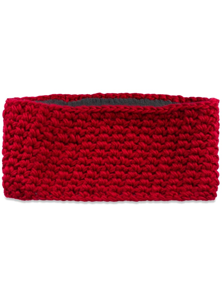 styleBREAKER Gehäkeltes Stirnband in Weinrot günstig kaufen onesize