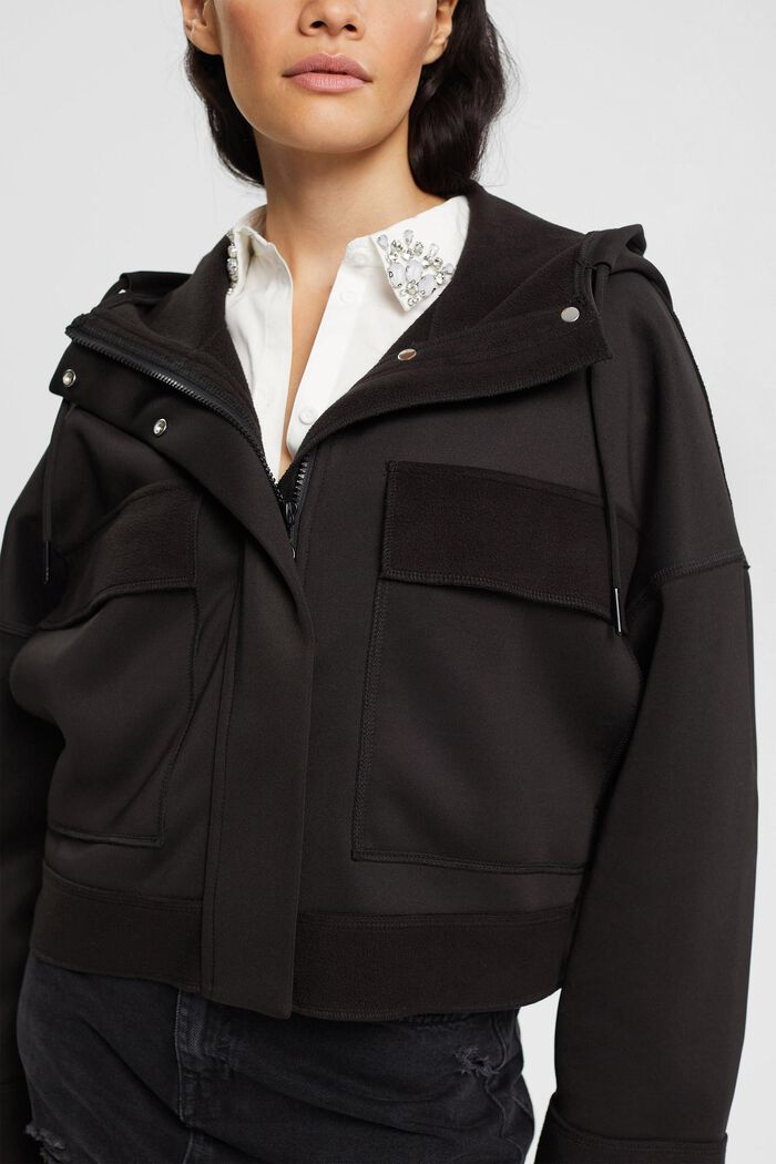 Scuba-Jacke mit Kapuze
