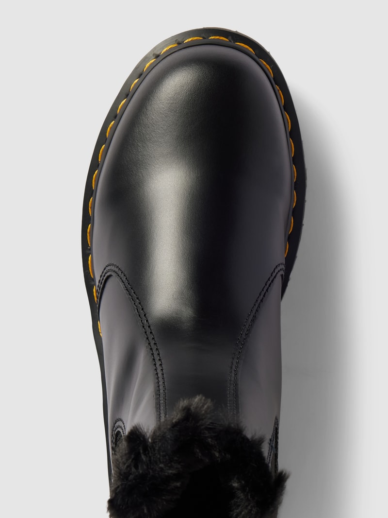 Chelsea Boots mit Innenfutter Modell 'Leonore' in schwarz