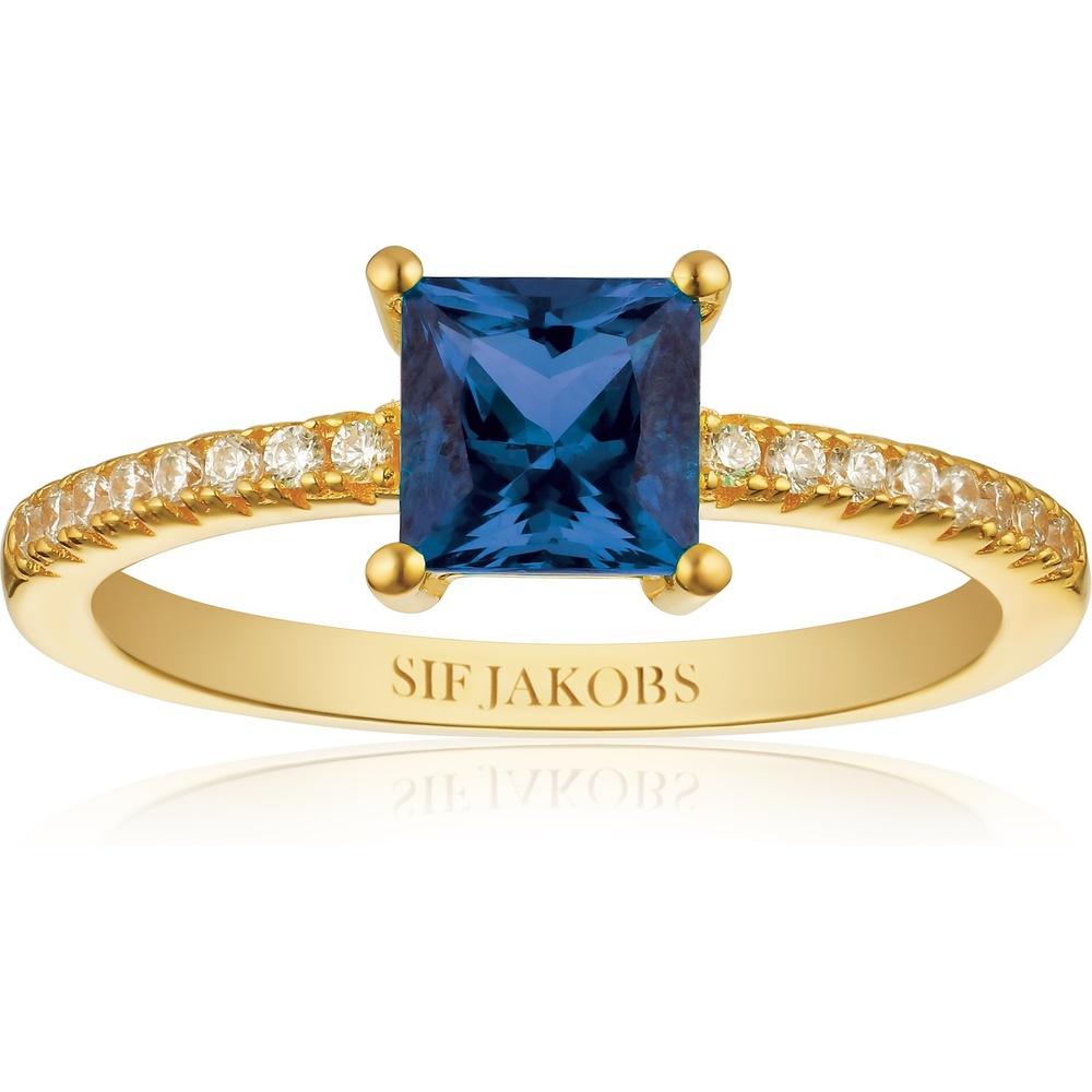 Sif Jakobs Jewellery Bague pour femme 925 Argent bleu, or Bague