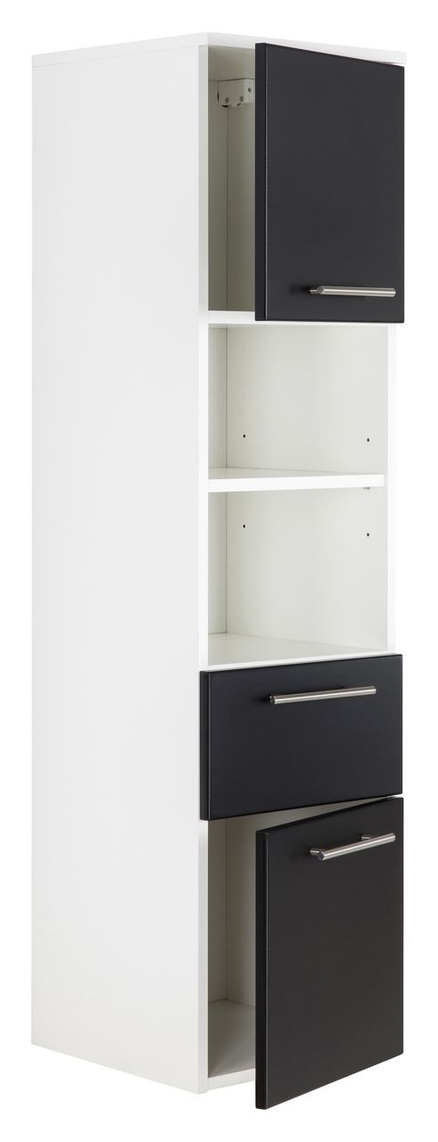 Posseik Badmöbel-Set VIVA 100 (3-teilig) schwarz EEK: F