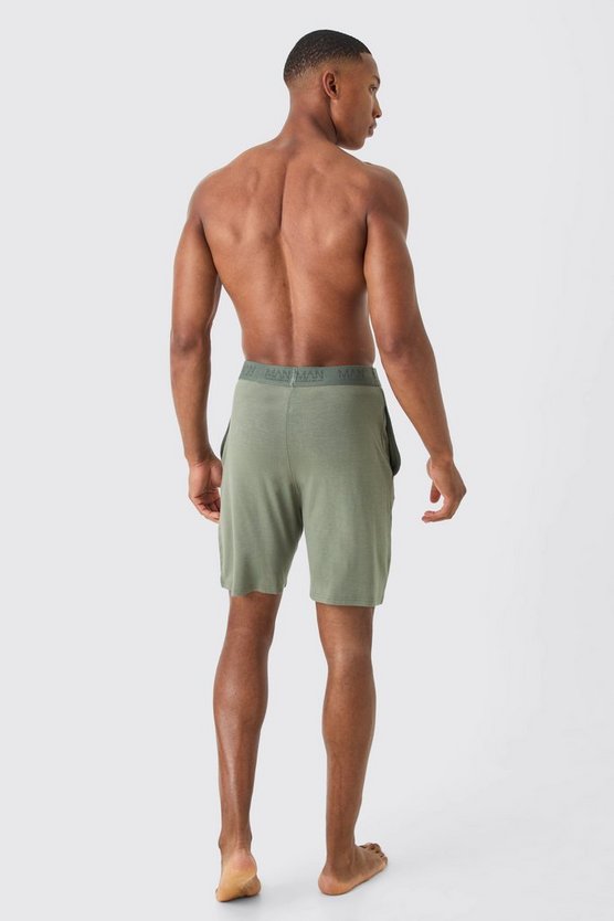 Premium Loungewear-Shorts mit elastischem Bund