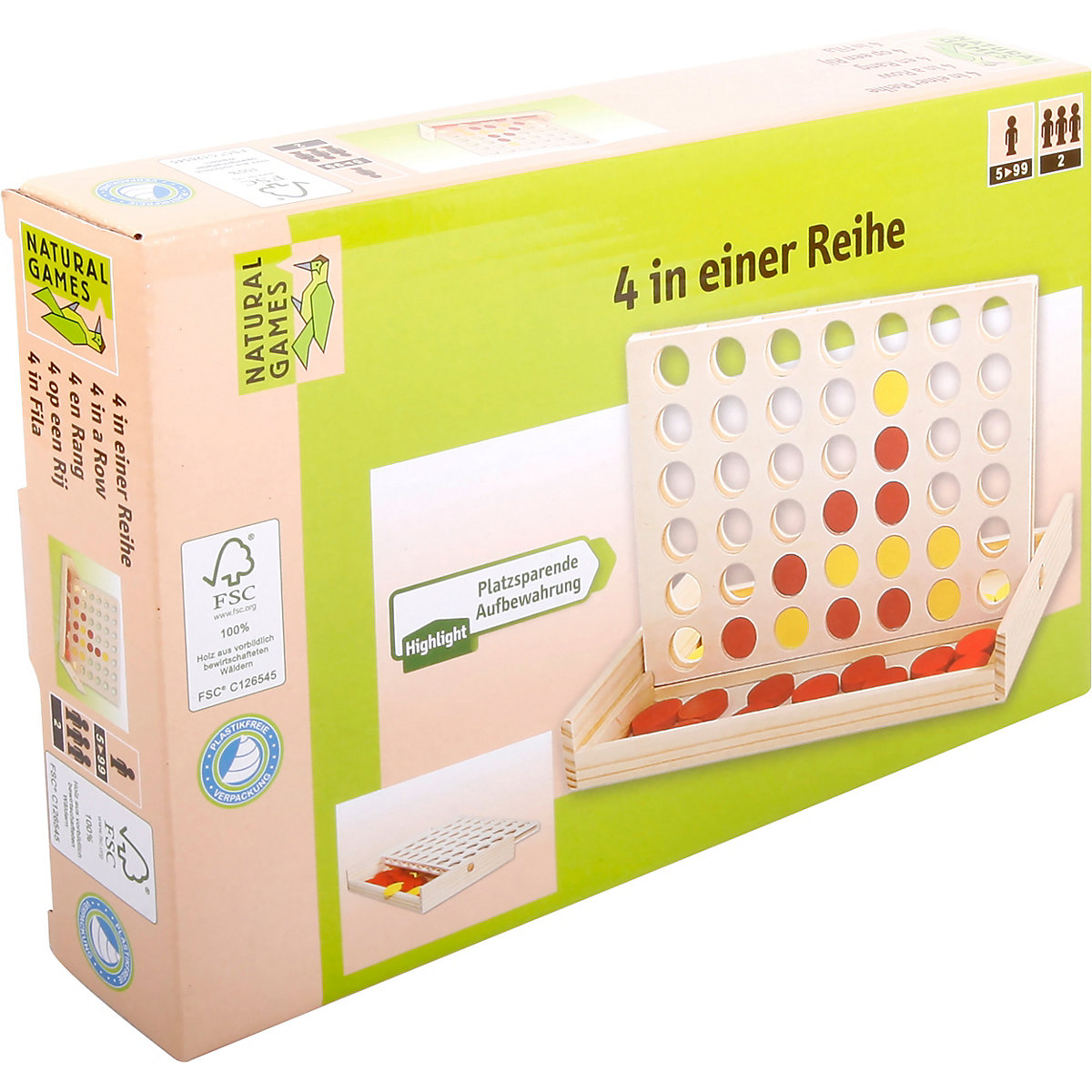 4 in einer Reihe von Vedes