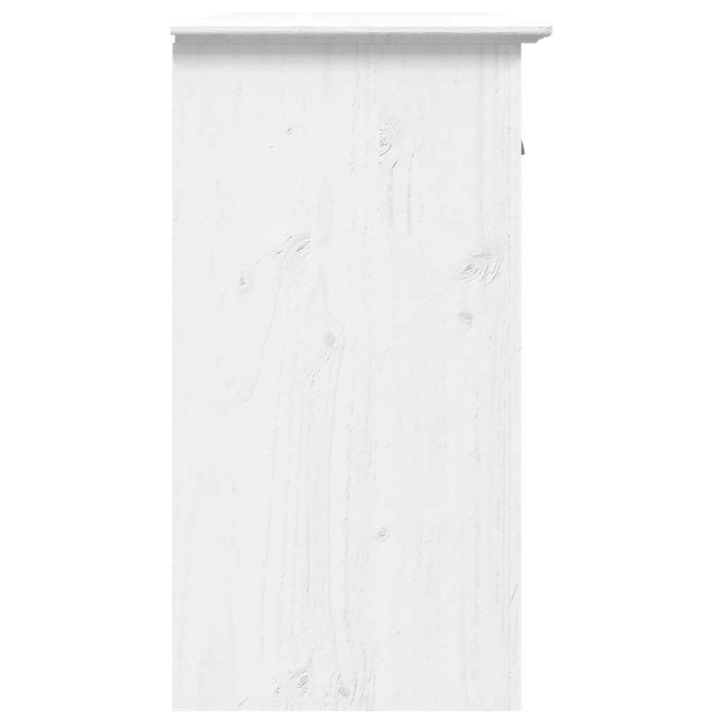 vidaXL Sideboard Sideboard BODO Weiß 115x43x79,5 cm Massivholz Kiefer (1 St)