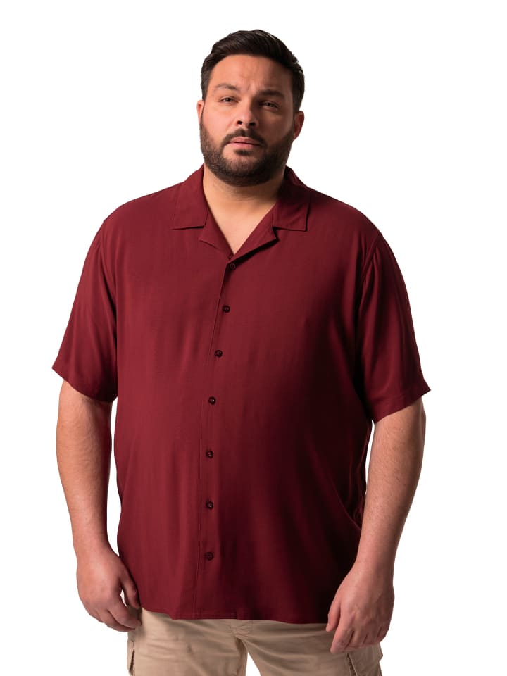 Men Plus Hemd in kupfer braun günstig kaufen