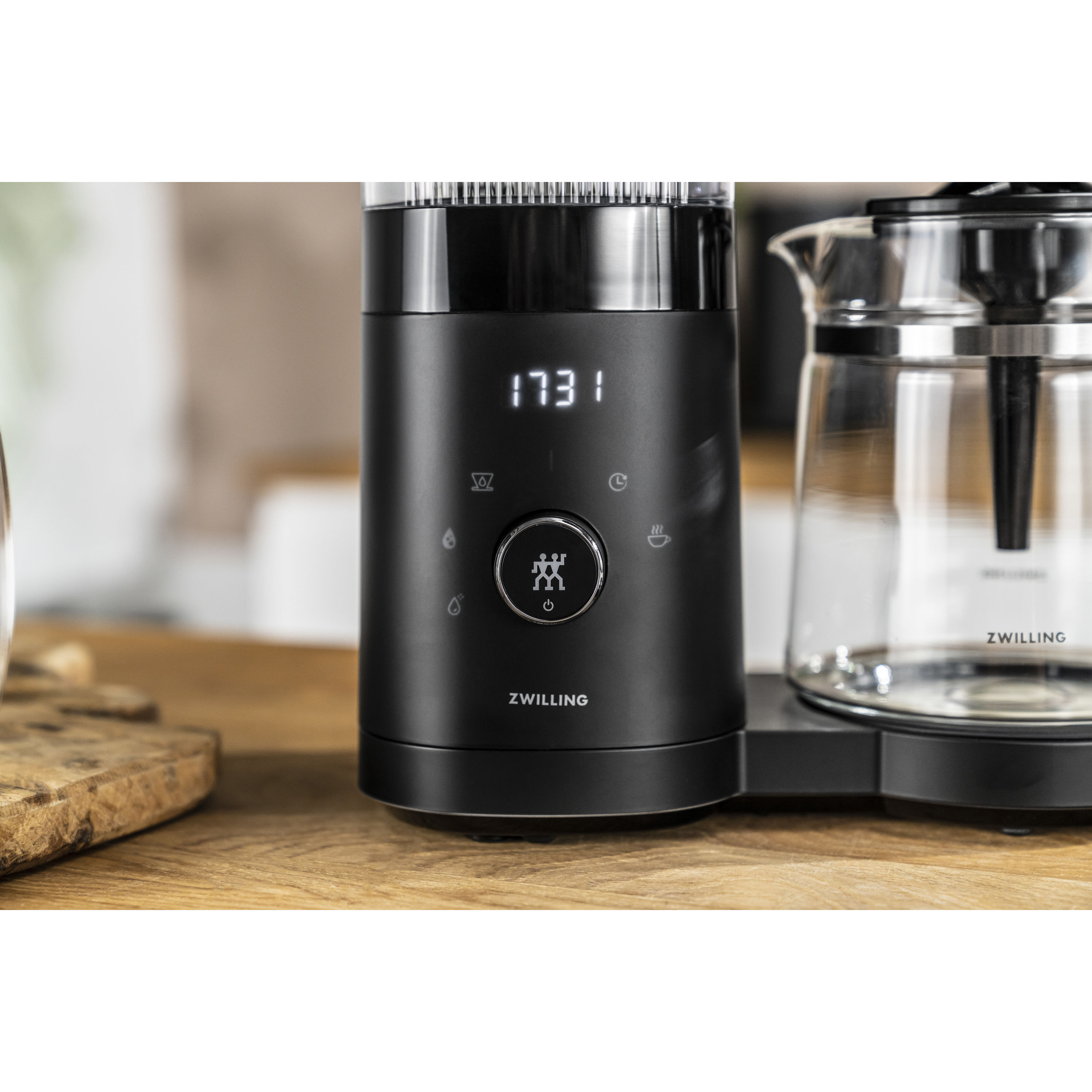Filterkaffeemaschine, 1,5 l, Schwarz