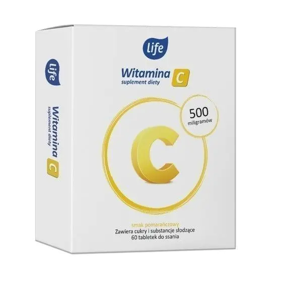 Life Vitamin C 500 mg, Pastile