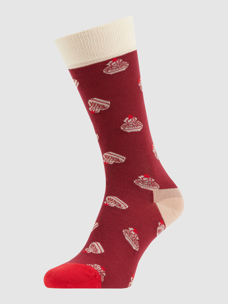 Socken mit Bio-Baumwolle in marineblau