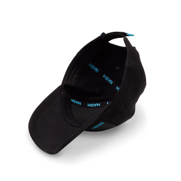 Casquette Nash fyrkantigt tryck basebollkeps svart