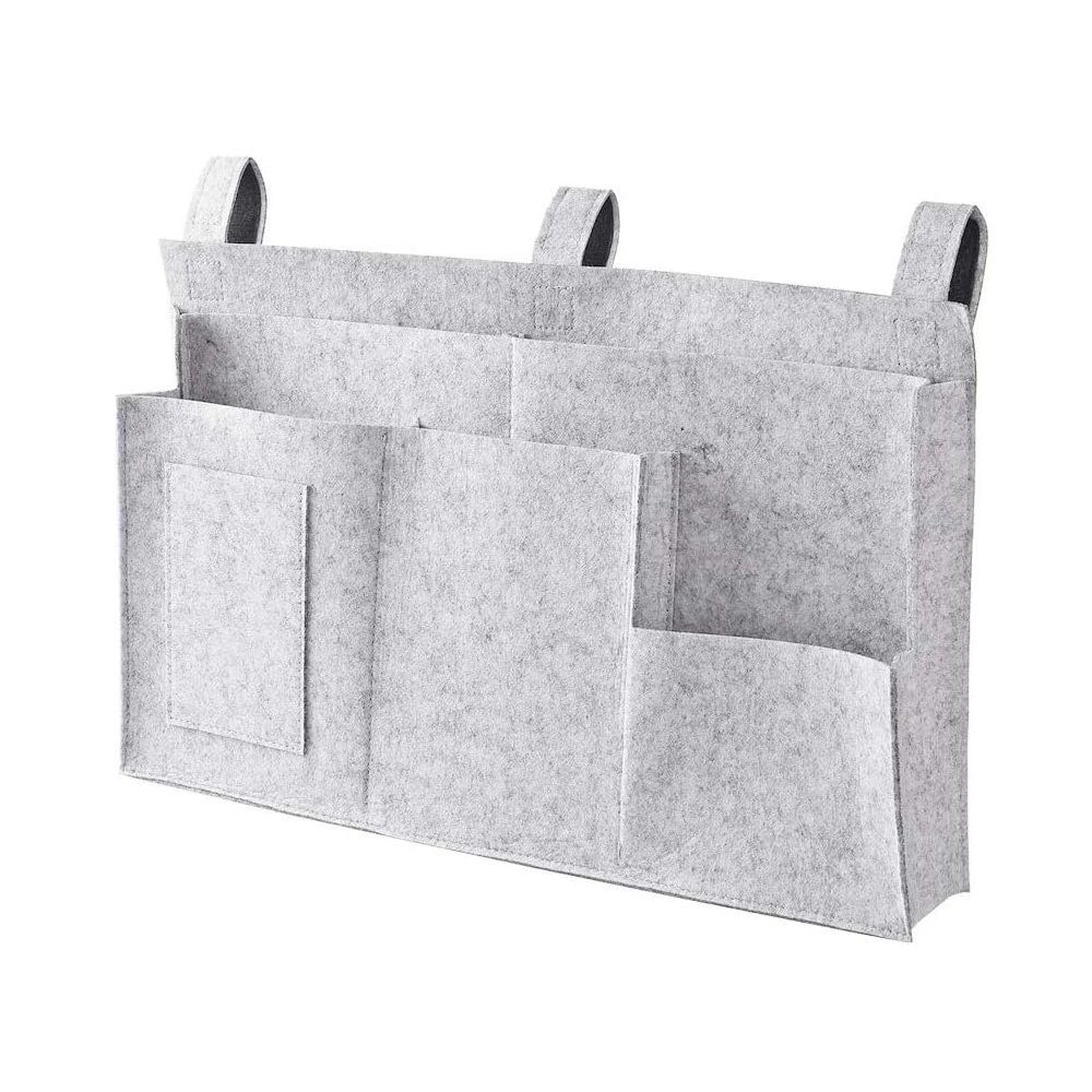 FELIXLEO Betttasche Betttasche Filz Bett Organizer Hochbett Aufbewahrungstasche für Buch