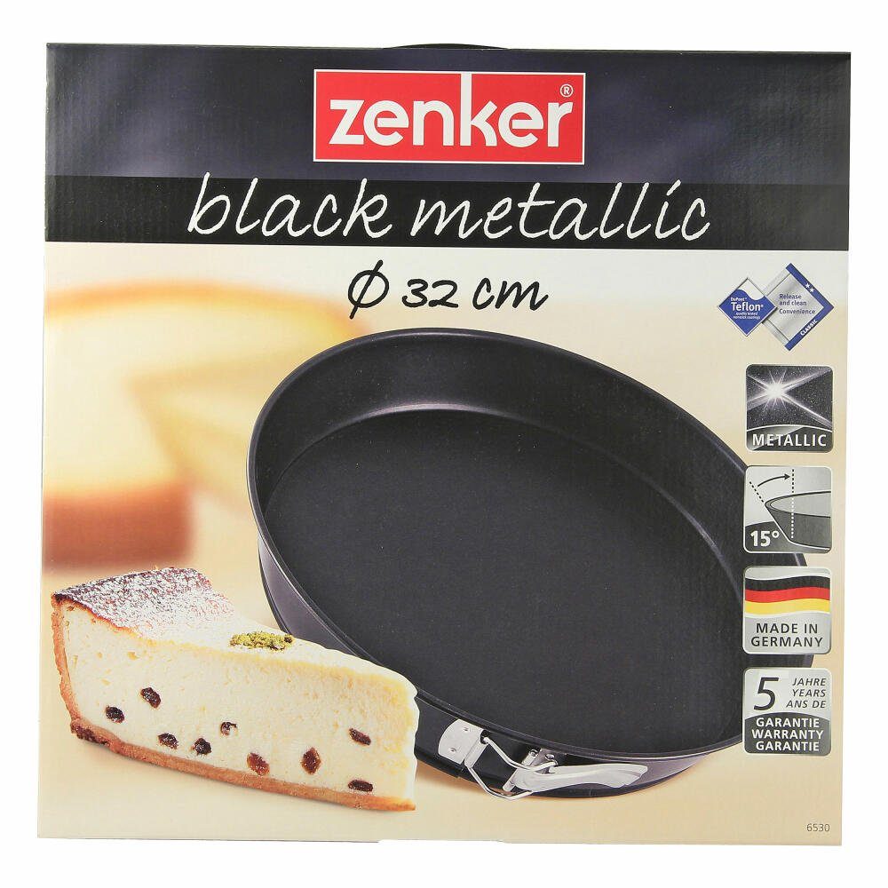 Zenker Springform Black Metallic Konisch mit Flachboden 32 cm