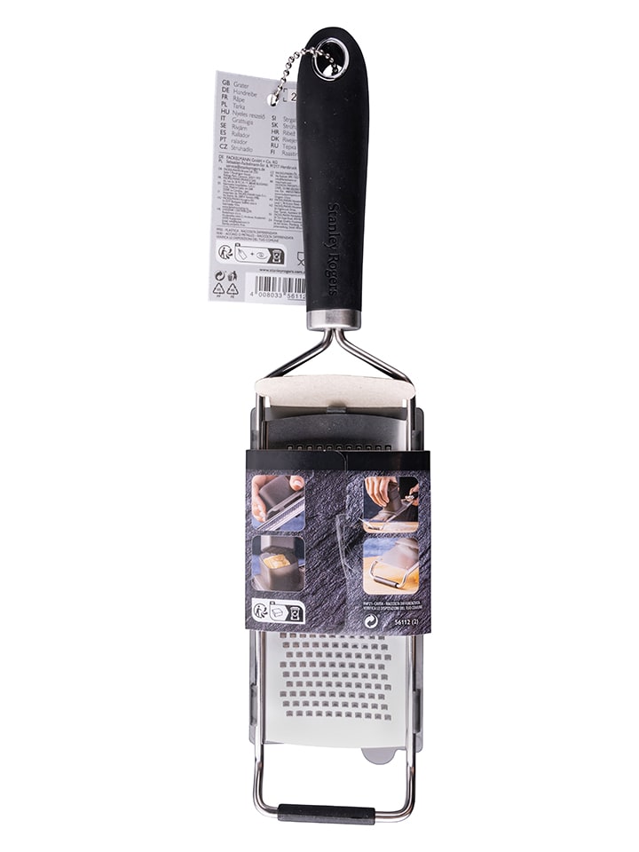Fackelmann Handreibe in Silber/ Schwarz - (L)31 cm günstig kaufen onesize