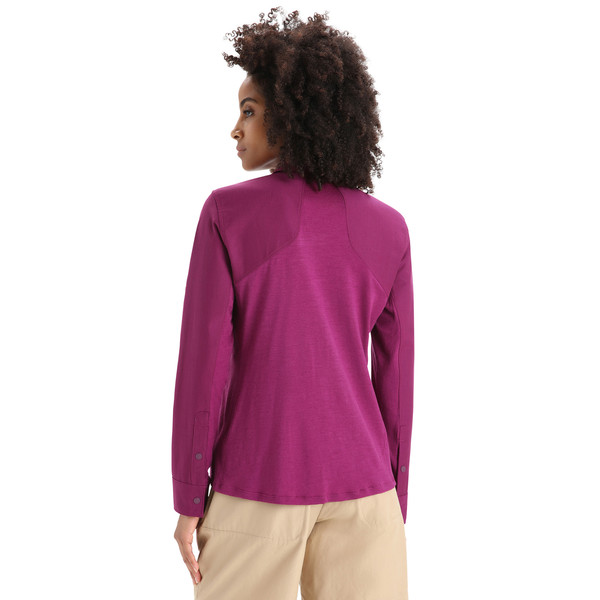 WOMEN HIKE LS TOP Damen - Outdoor Hemd