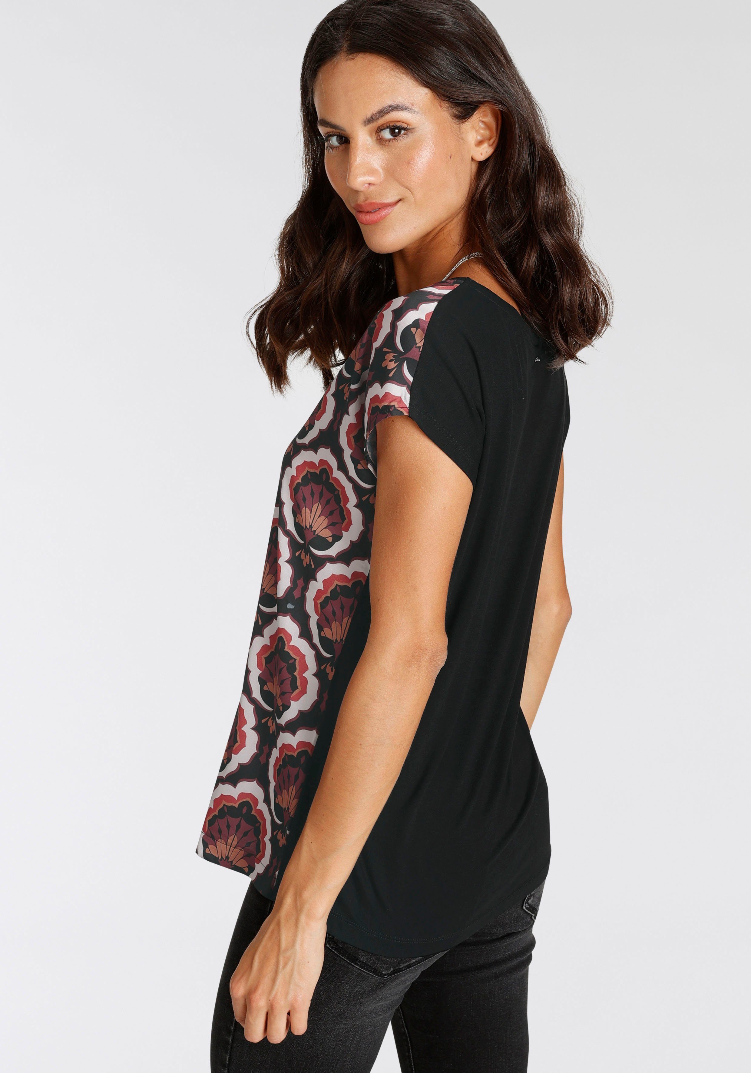 Laura Scott Shirtbluse aus glänzendem Satin