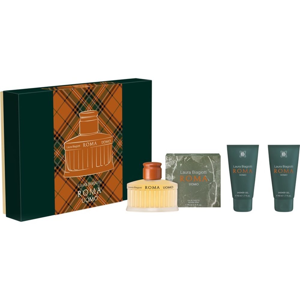 Laura Biagiotti Roma Uomo Coffret cadeau Kit de senteurs