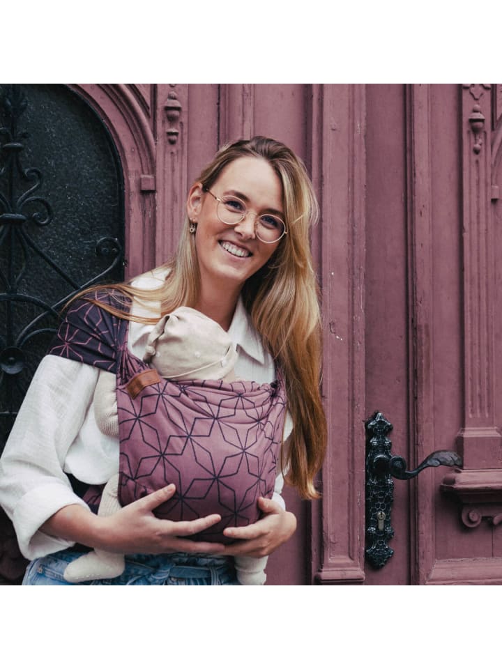 Hoppediz Babytrage Hop-Tye Advanced in Malmö rose günstig kaufen onesize