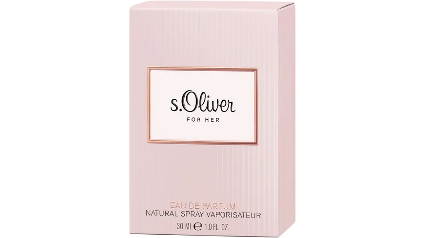 s.Oliver FOR HER Eau de Parfum Naturalspray 30 ml