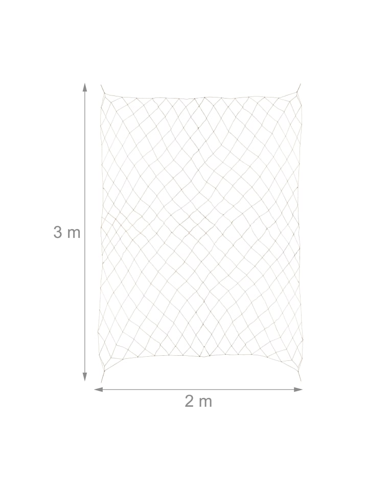 relaxdays Ranknetz in Natur - 2 x 3 m günstig kaufen onesize