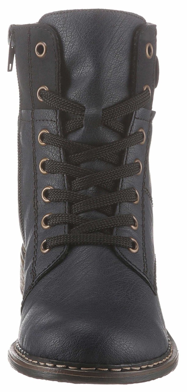 RIEKER Schnür-Stiefeletten blau
