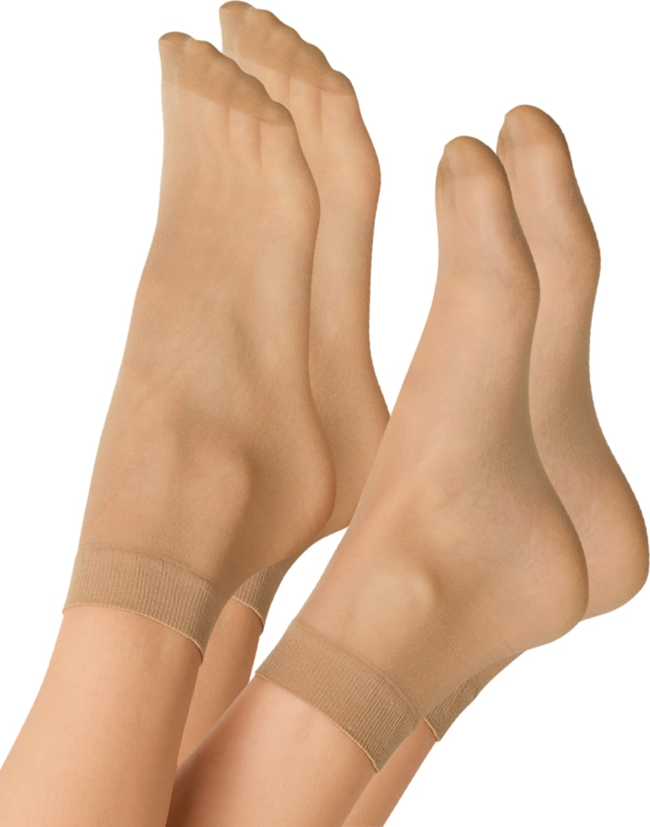 Söckchen transparent amber onesize 20 DEN, 2 St