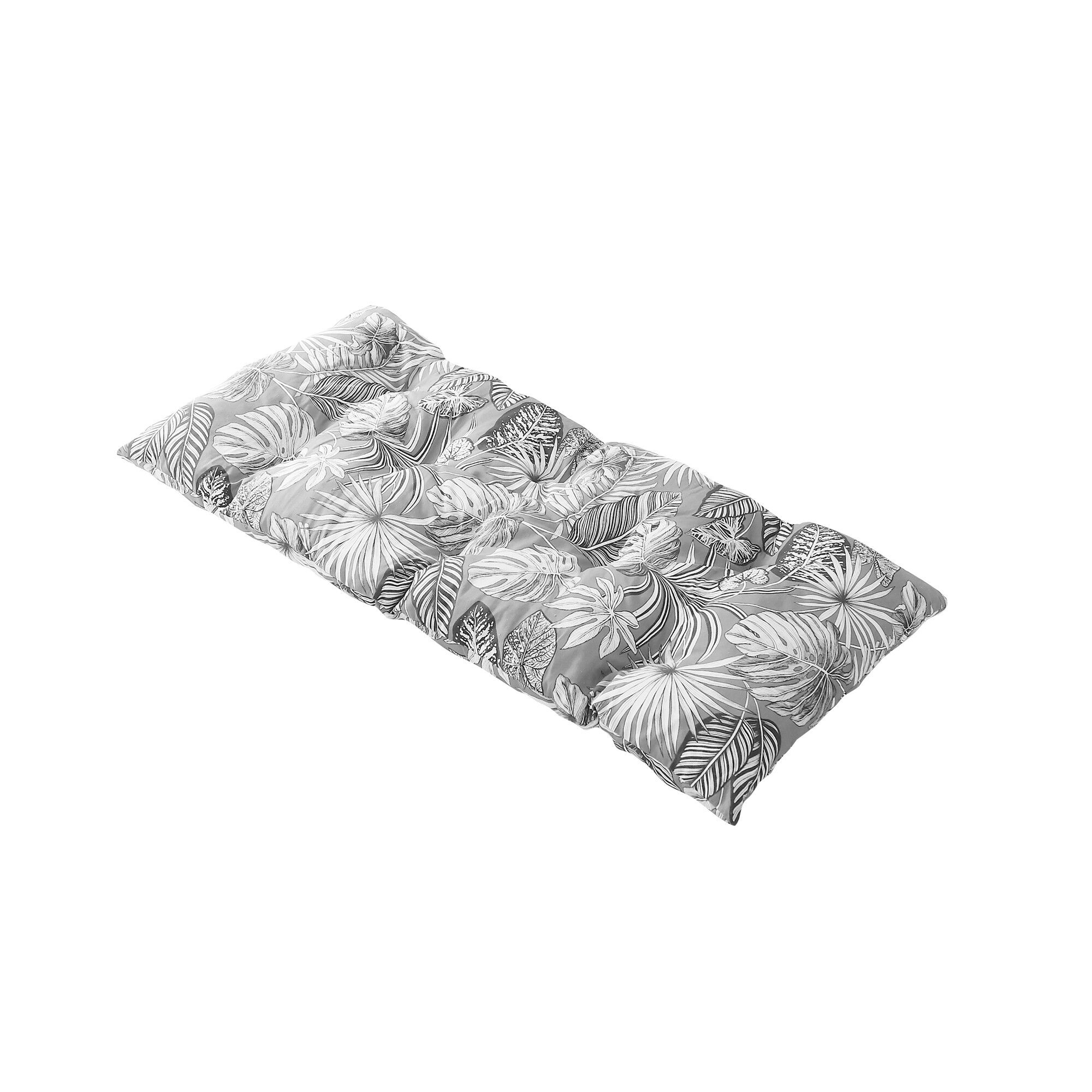 Long coussin déco coton imprimé tropical