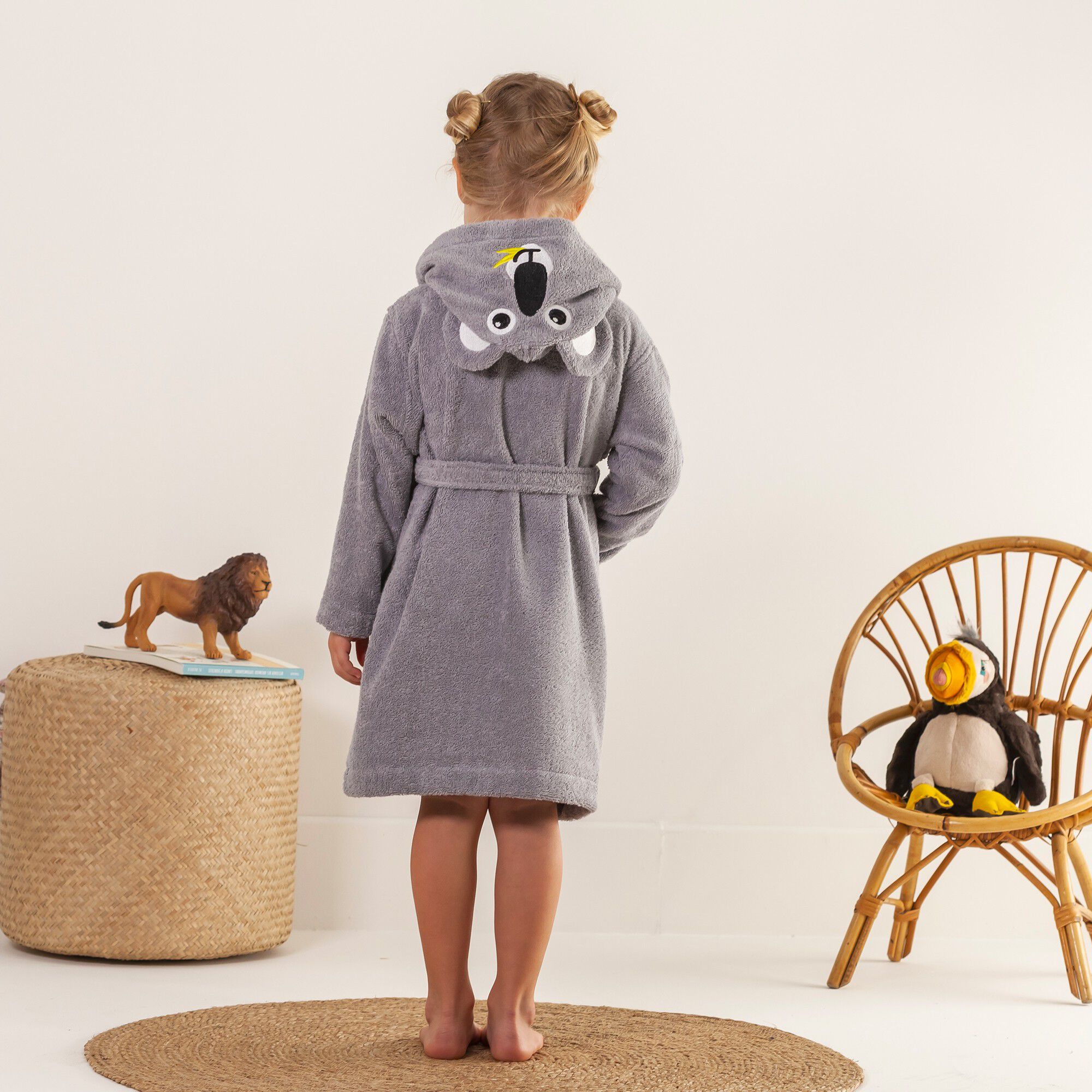 Peignoir de bain enfant koala éponge coton