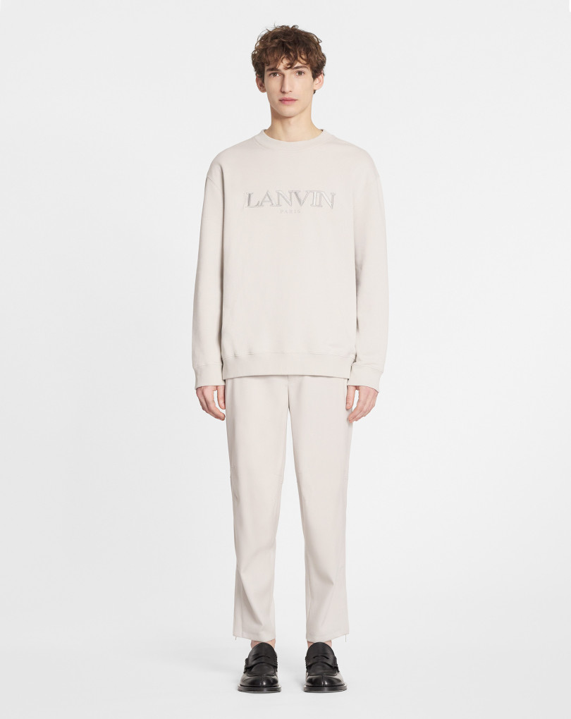 SWEAT-SHIRT OVERSIZE BRODÉ LANVIN PARIS