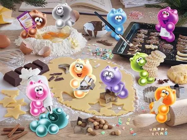 Puzzle 1500 Teile - Gelinis Weihnachtsbäckerei