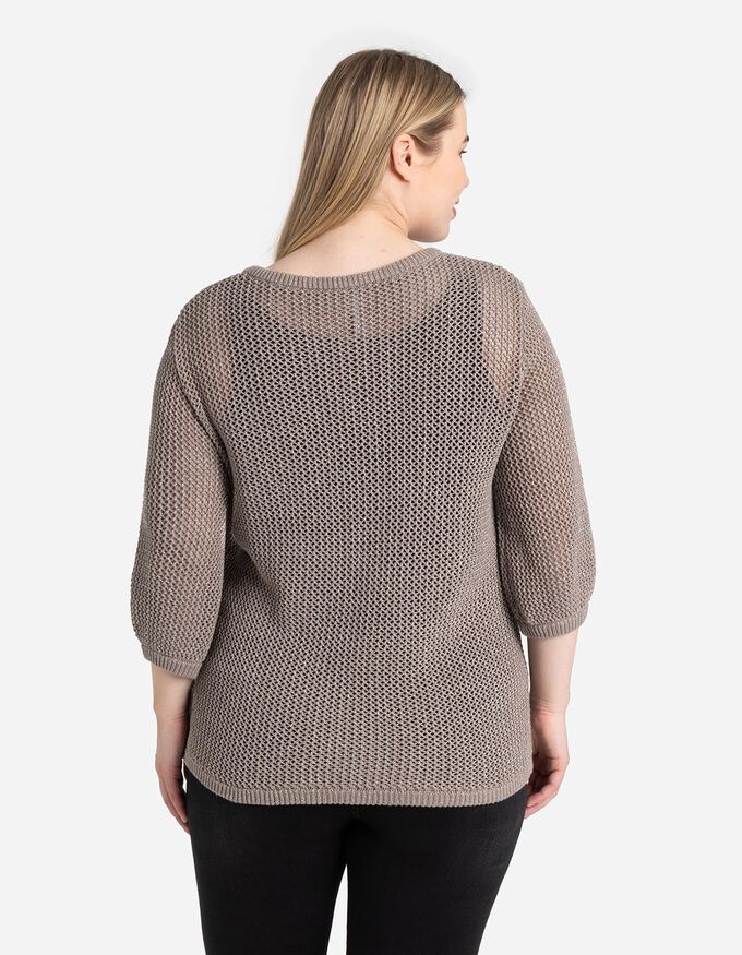 Strickpullover - Lochstrick