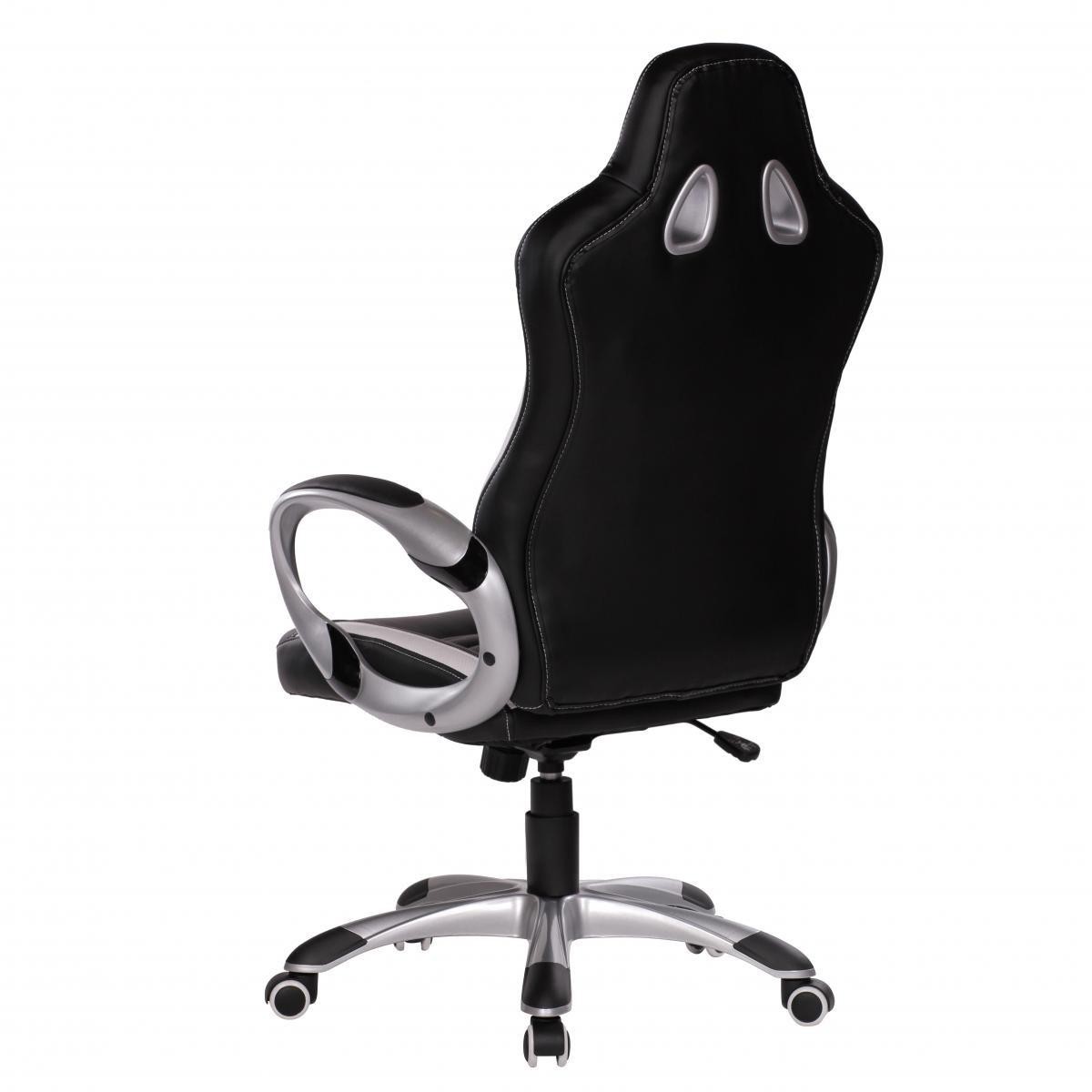 Amstyle Chefsessel Sport, Schwarz