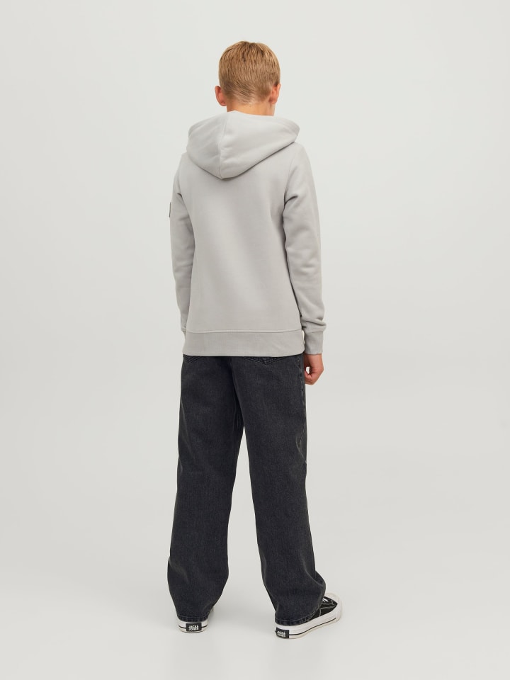 JACK & JONES Junior Jeans Baggy Fit JJIALEX JJORIGINAL MF 823 JNR in black denim günstig kaufen