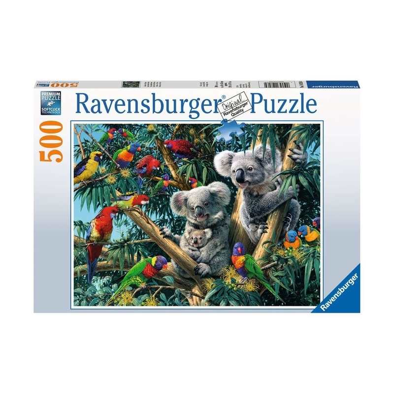 Puzzle Koalas dans l'arbre 500 pièces