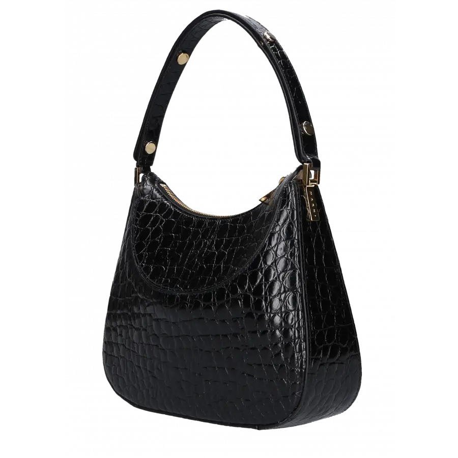 Marni - Schultertasche MILANO Kalbsleder - schwarz
