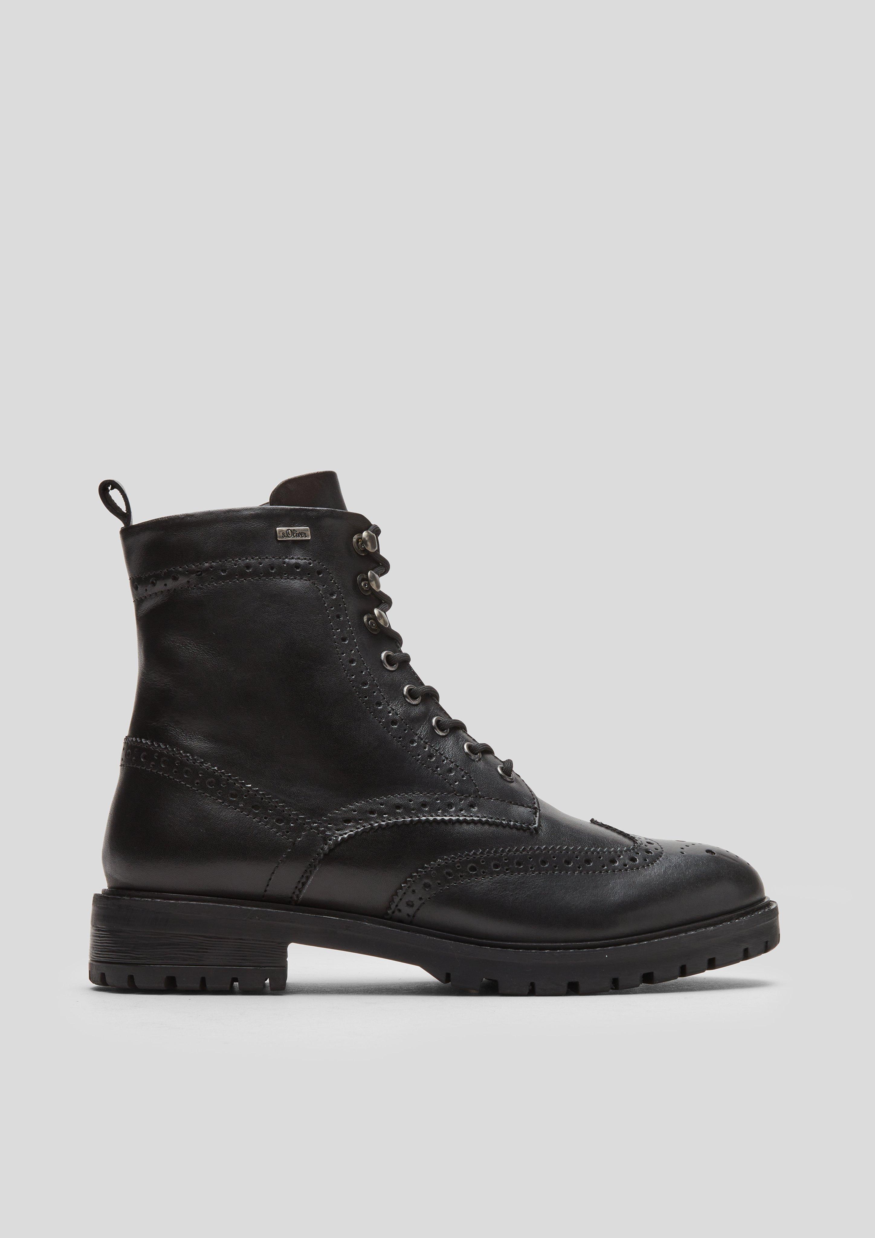 Brouge-Boots aus Leder  101.107.101.25209-001